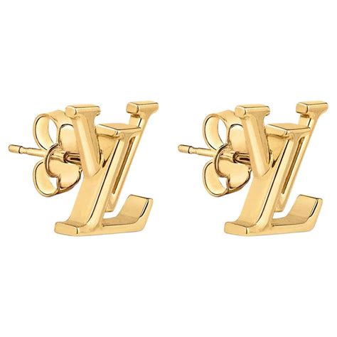 louis vuitton v earrings|Louis Vuitton earrings v silver.